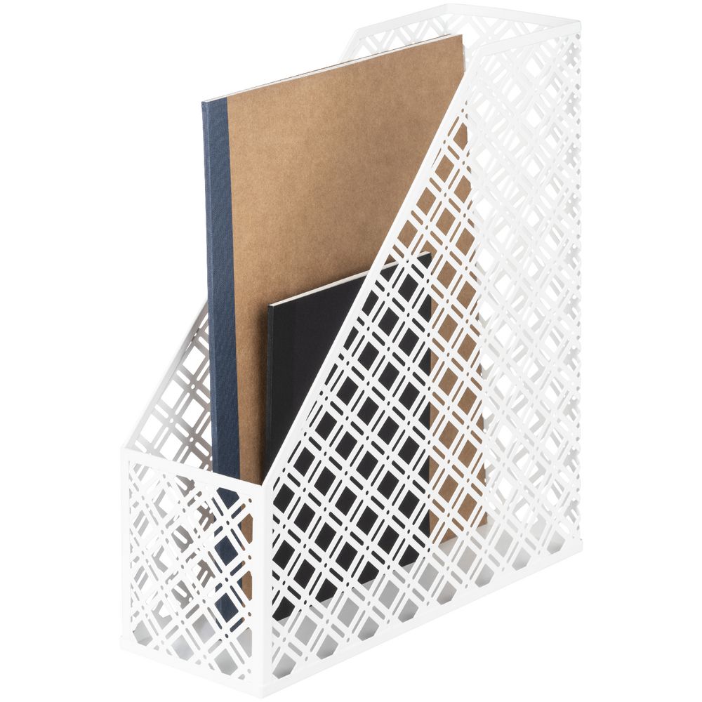 White Metal Magazine File | Open Weave