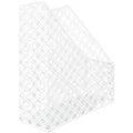 White Metal Magazine File | Open Weave