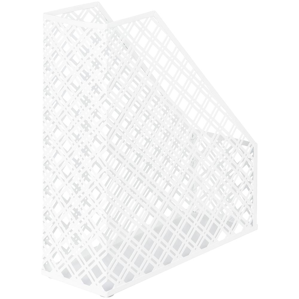 White Metal Magazine File | Open Weave