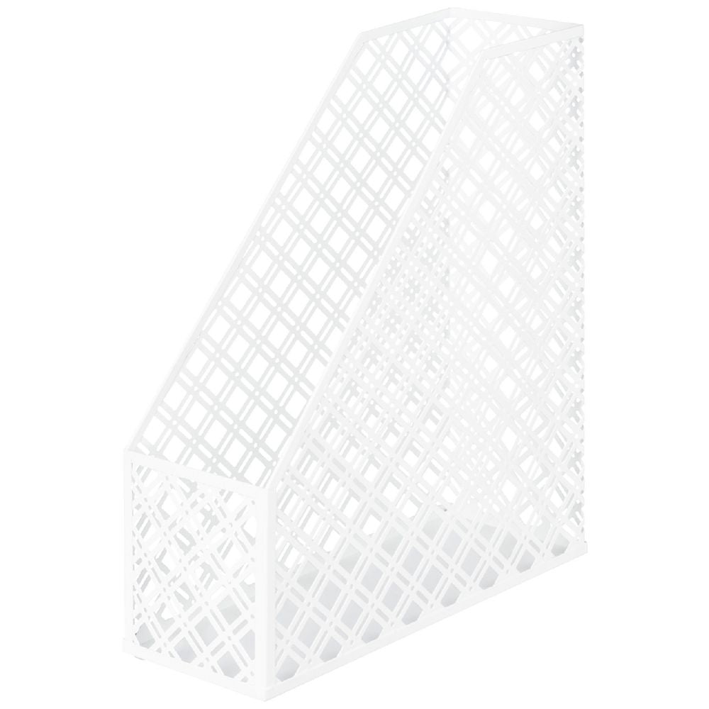 White Metal Magazine File | Open Weave