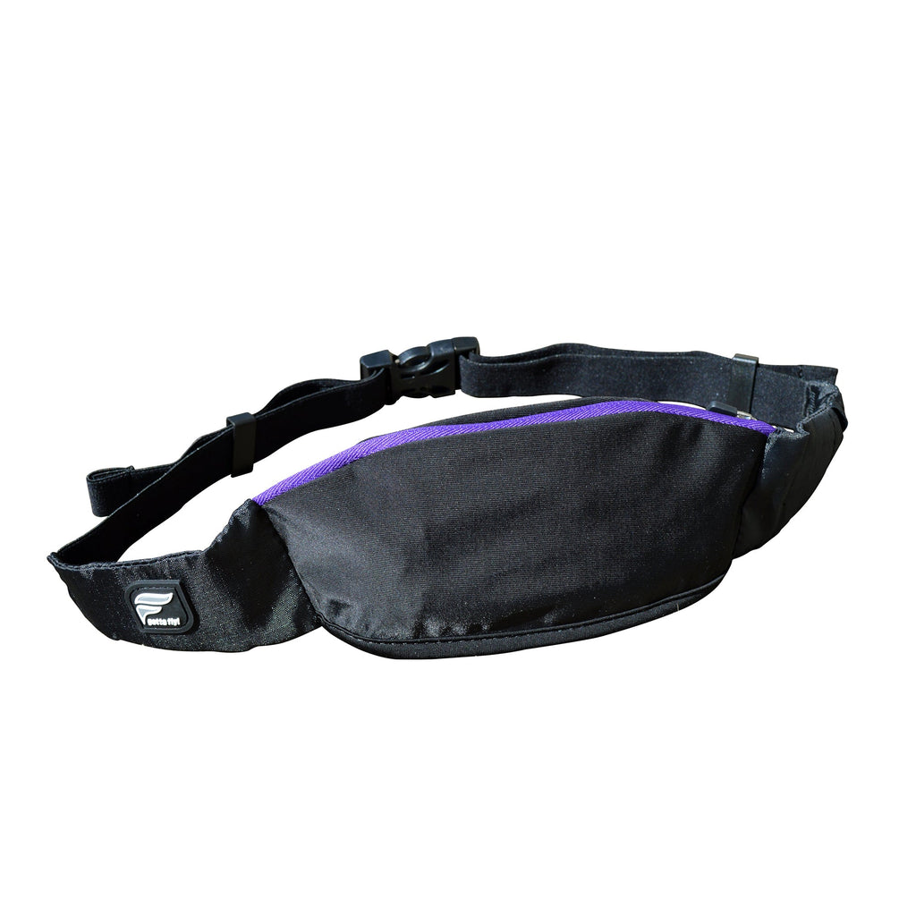 Fly Active Performance Waist Pocket | Purple Trim