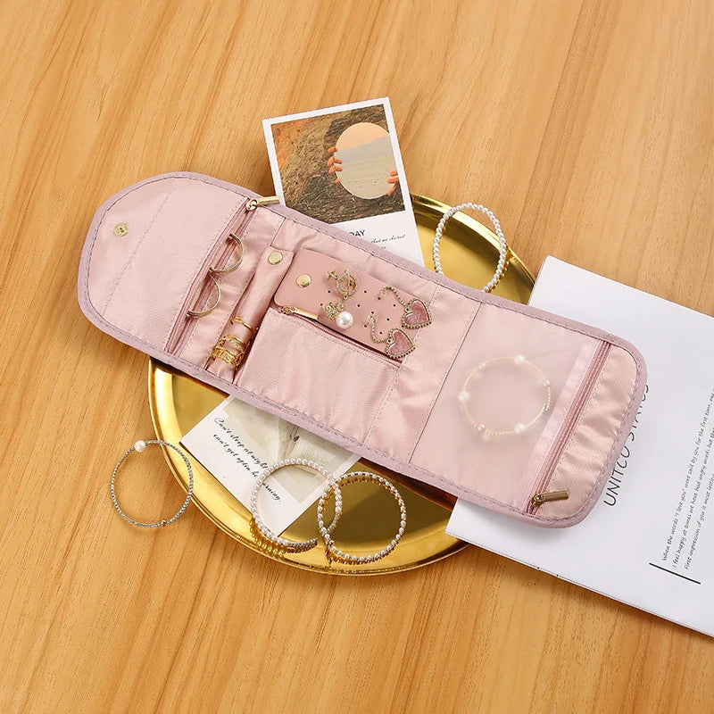 Foldable Travel Jewellery Roll