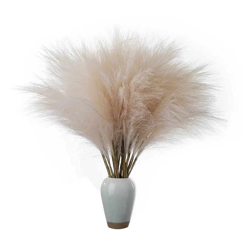 Soft Faux Pampas Stems