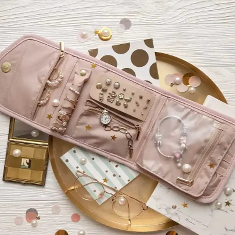 Foldable Travel Jewellery Roll