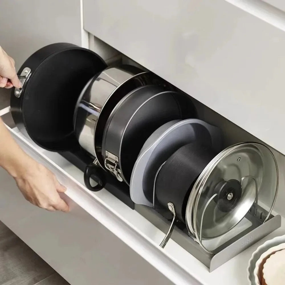 Adjustable Pot & Lid Rack