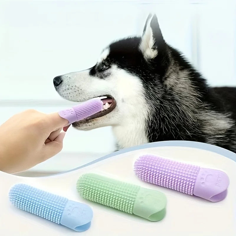 Silicone Pet Finger Toothbrush