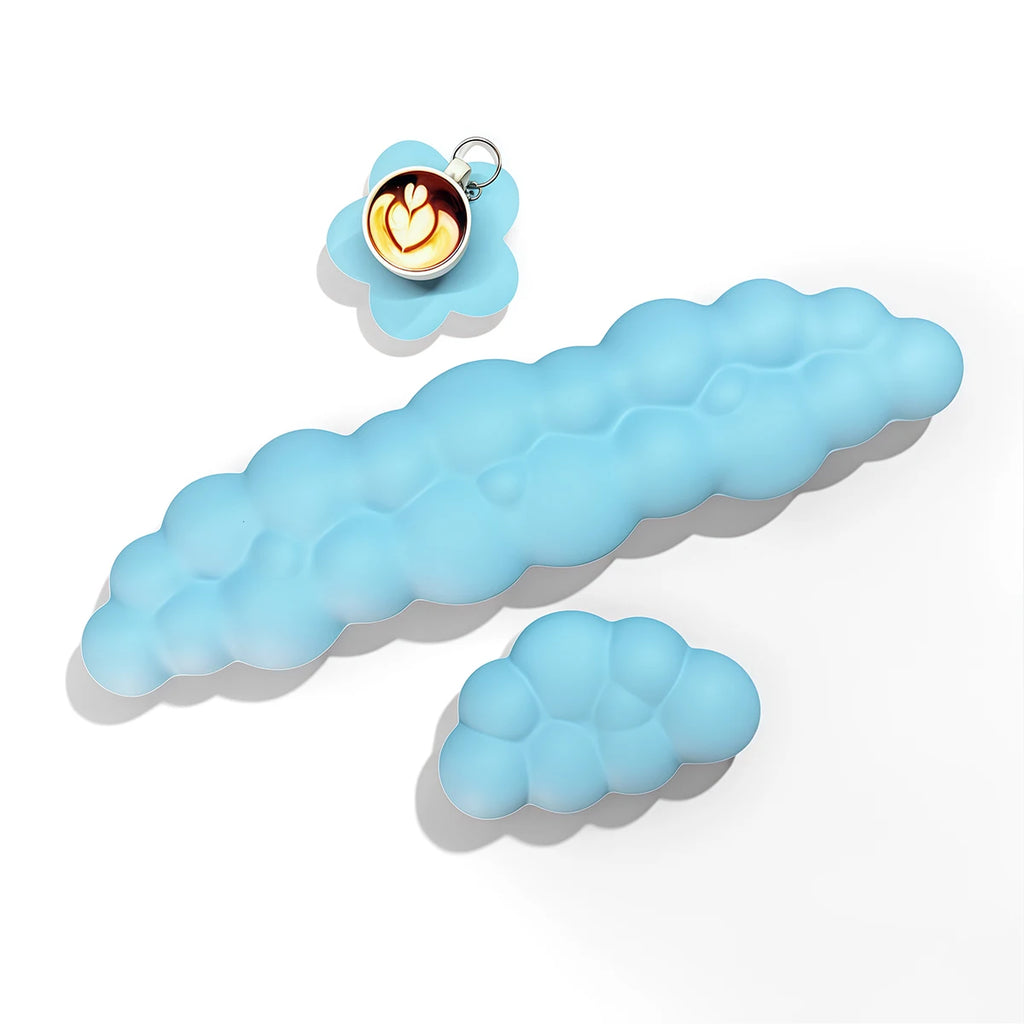 Cloud Desk Wrist Rest Set | Three Pieces