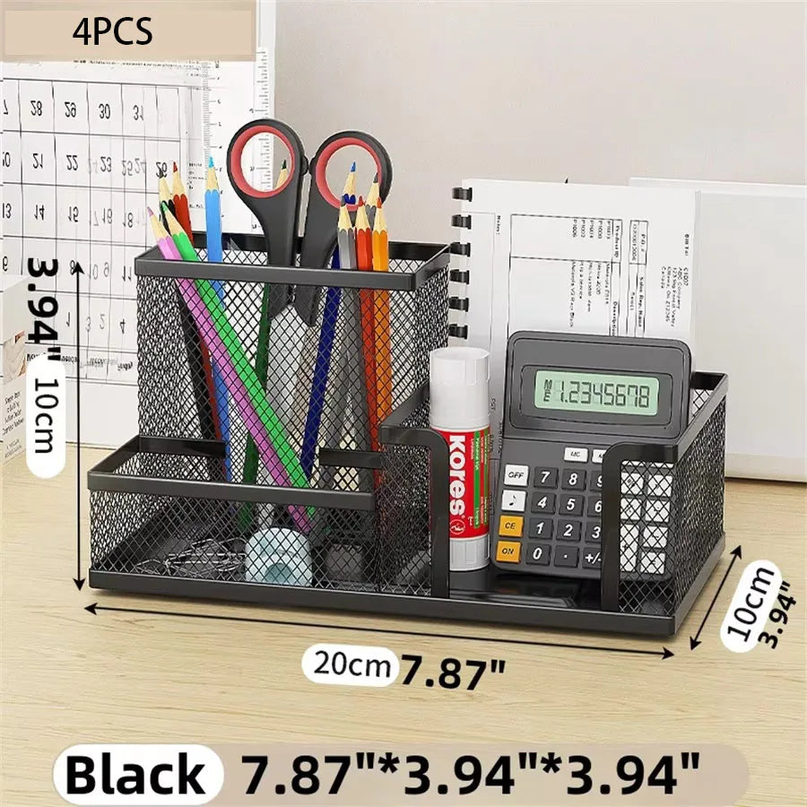 Black Mesh Desk Caddy