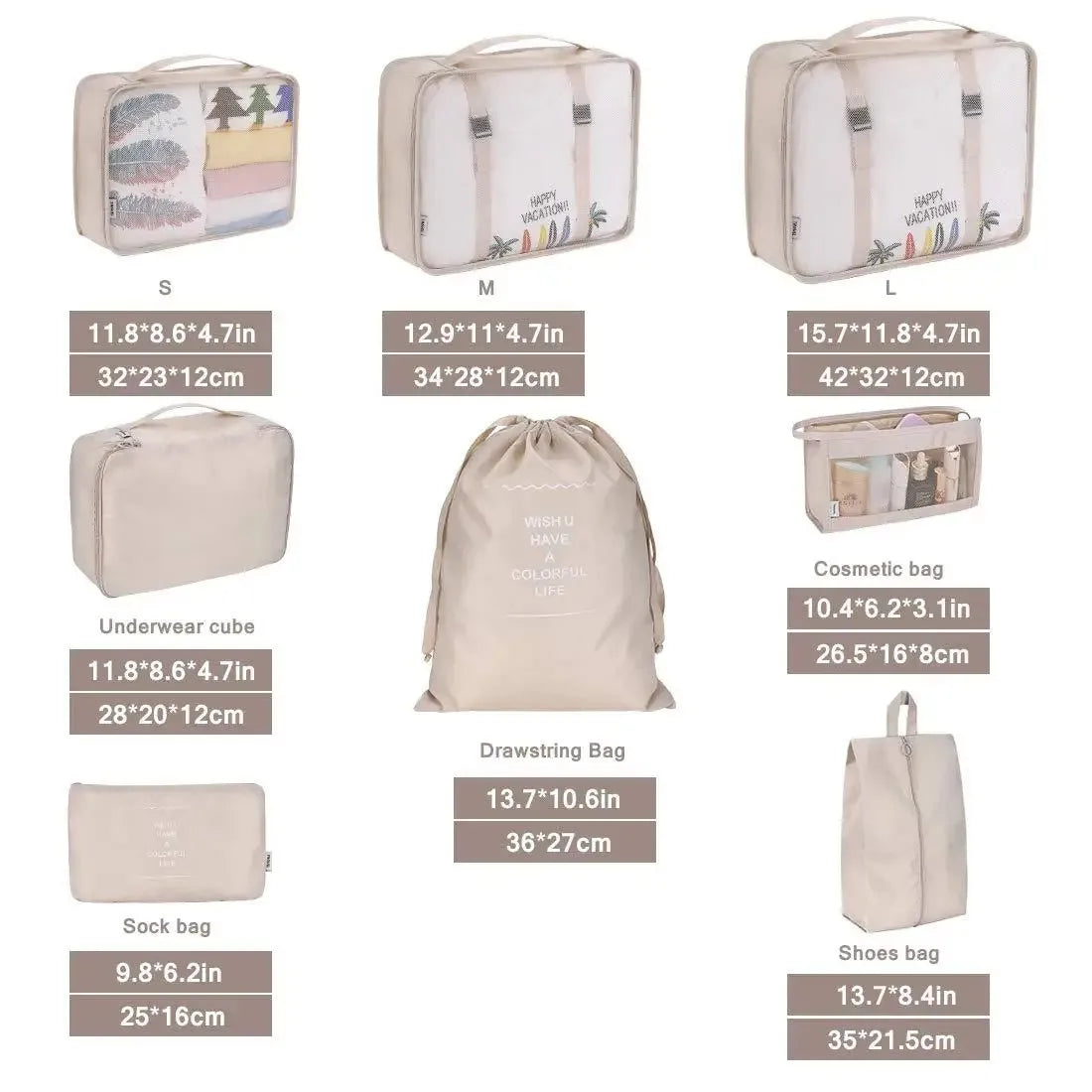 Everyday Packing Cube Set