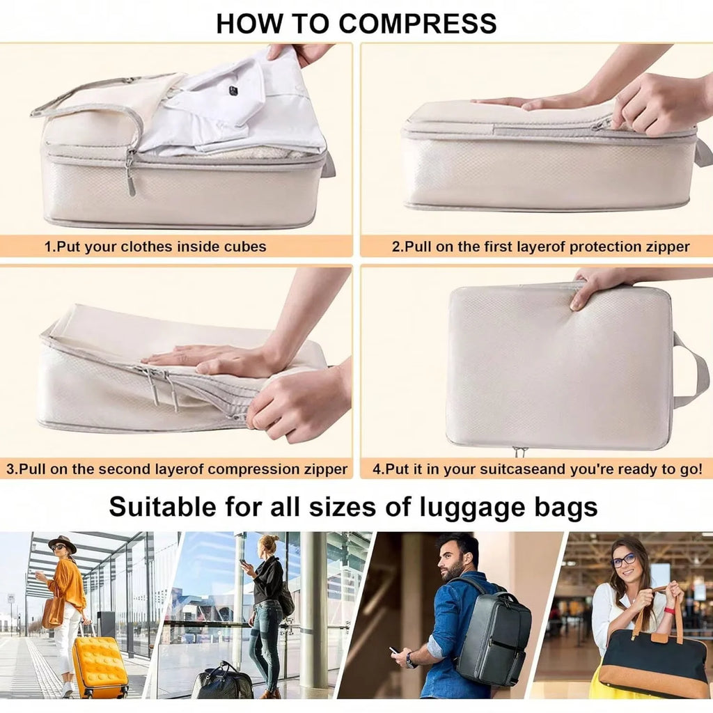 Compression Packing Cube Set