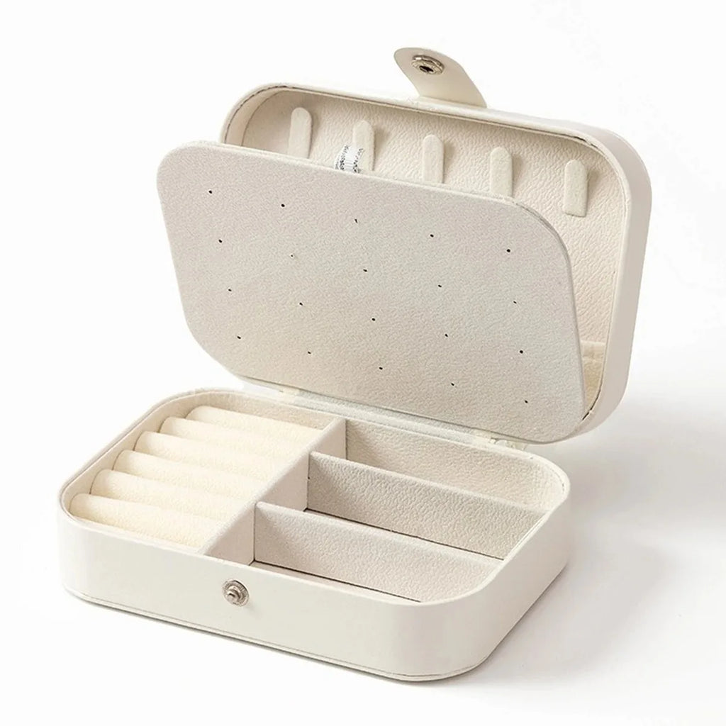 Velvet-Lined Travel Jewellery Case