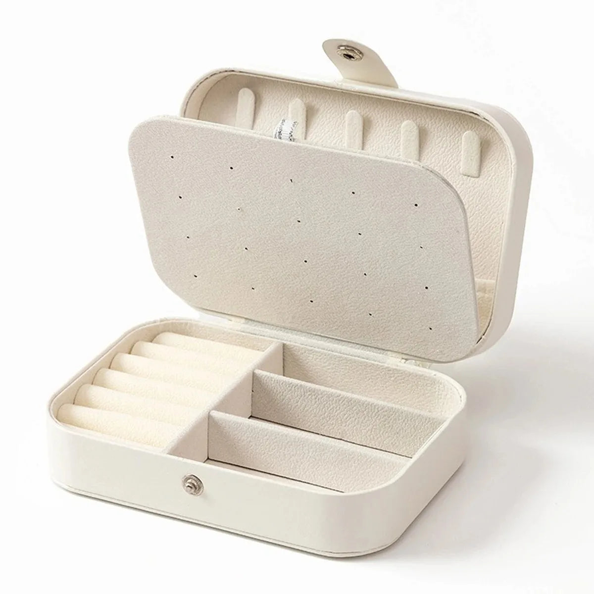 Velvet-Lined Travel Jewellery Case