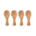 Mini Timber Condiment Spoons | Set of Four