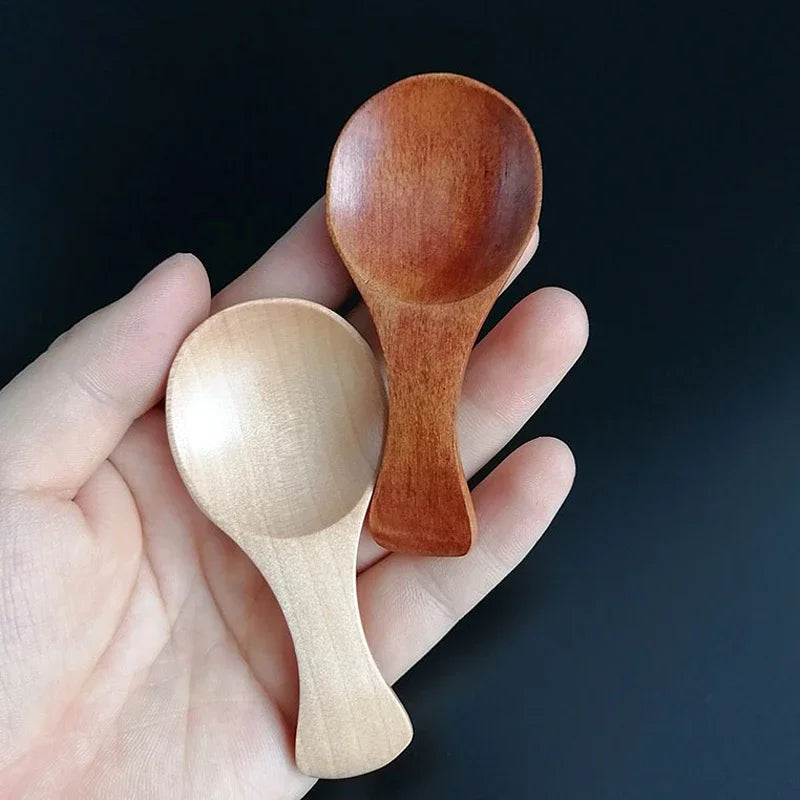 Mini Timber Condiment Spoons | Set of Four