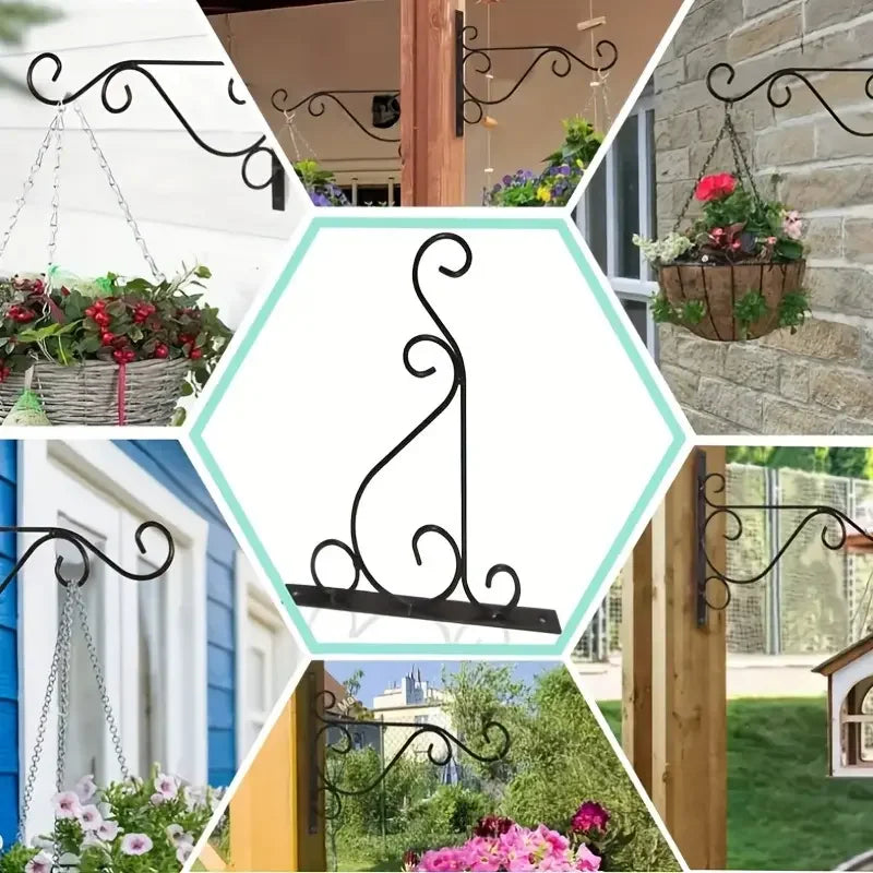 Black Hanging Planter Hooks