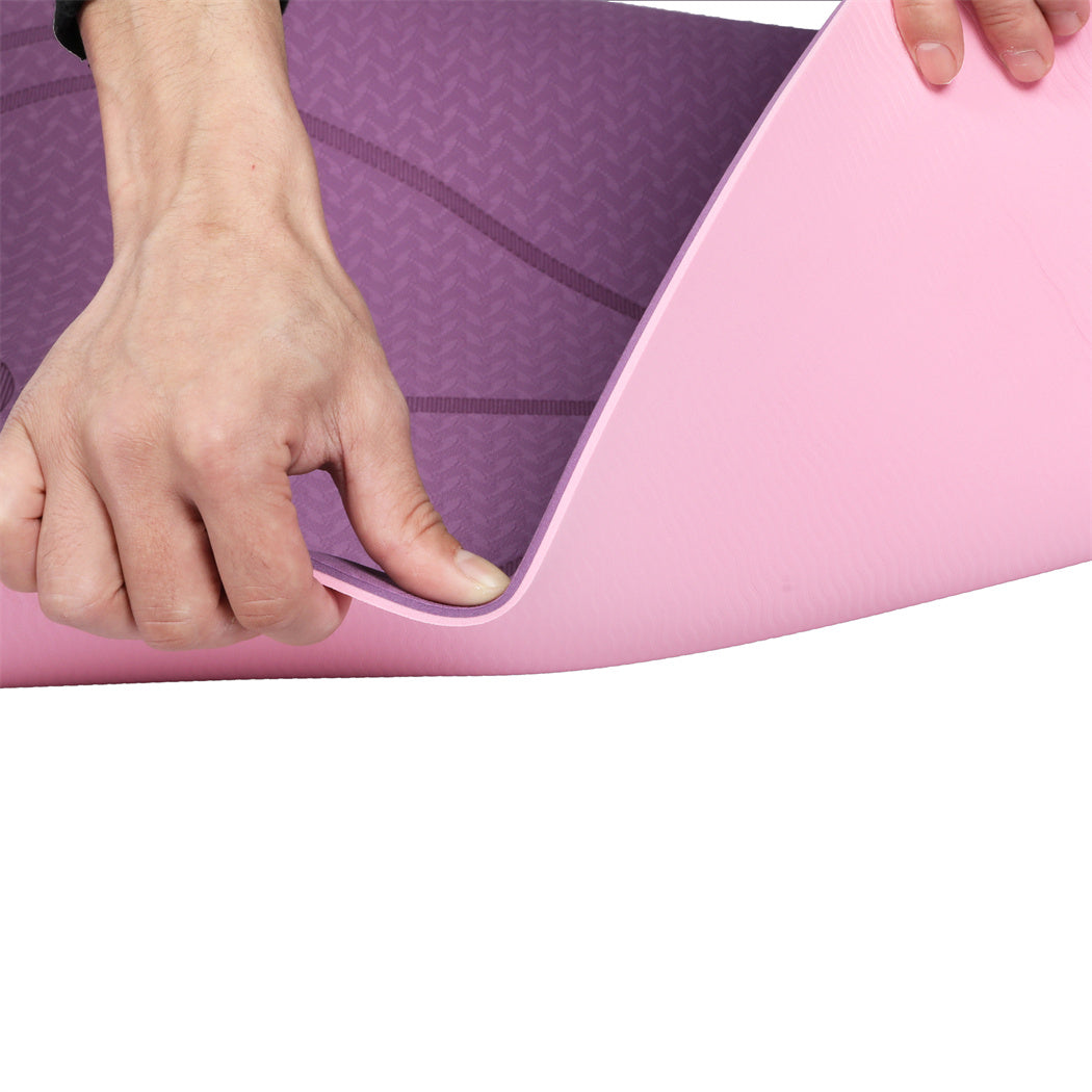 Centra Alignment Yoga Mat | 6 mm Purple