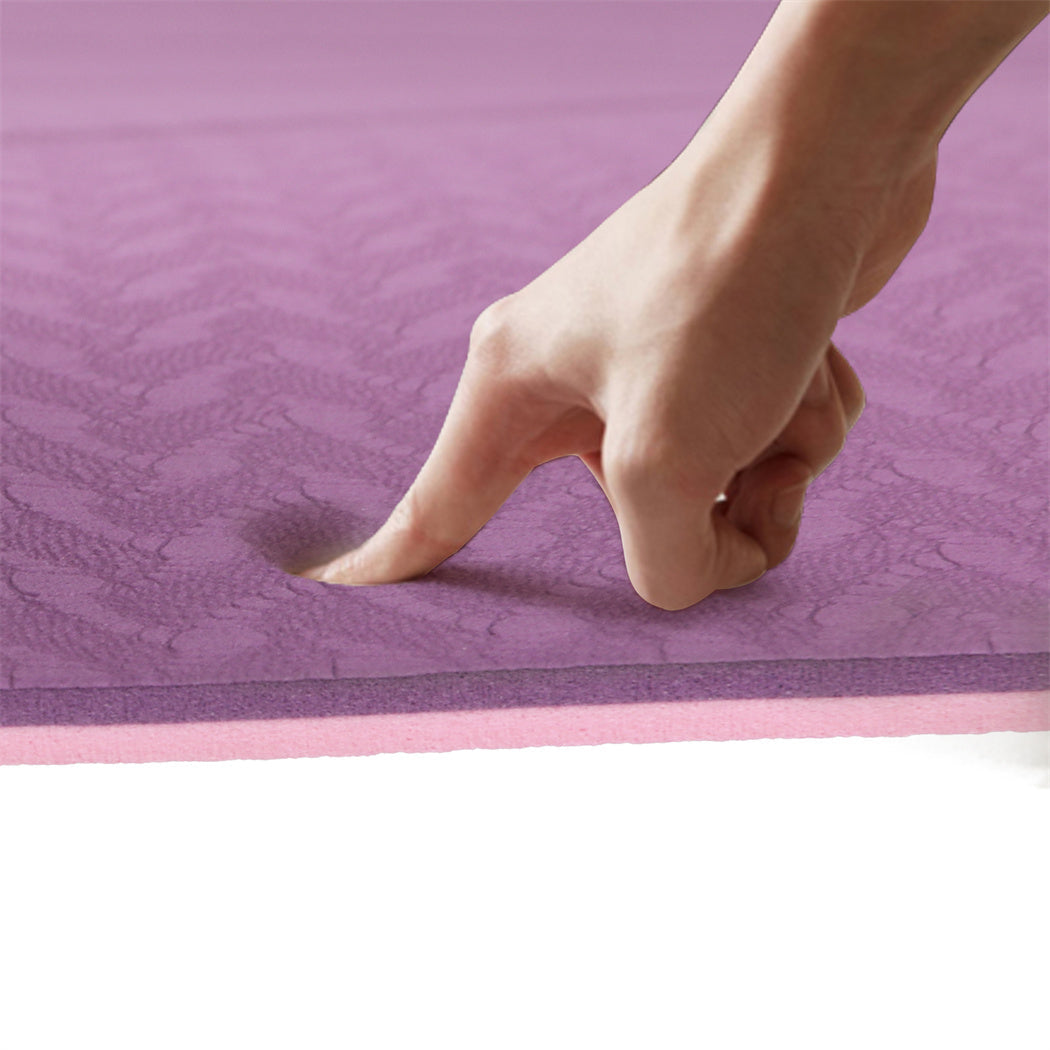 Centra Alignment Yoga Mat | 6 mm Purple