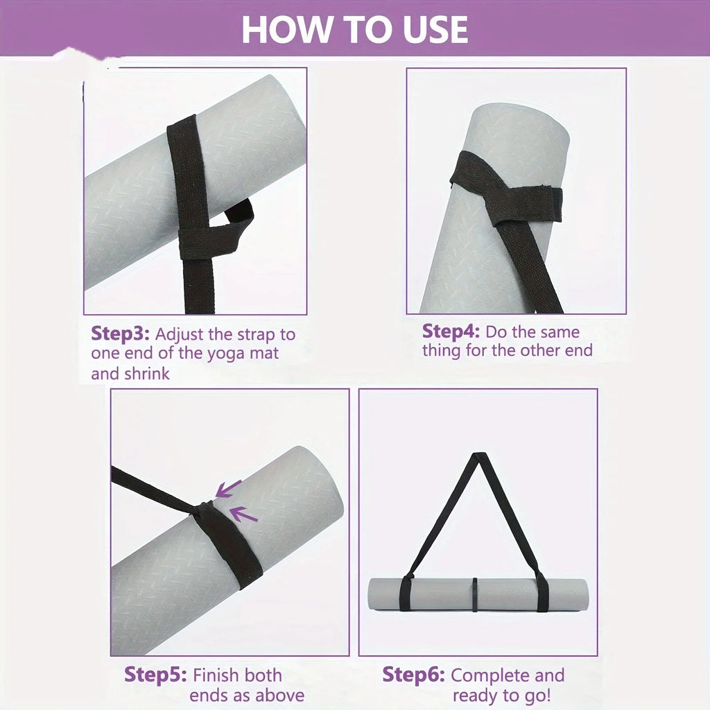 Adjustable Yoga Mat Carry Strap