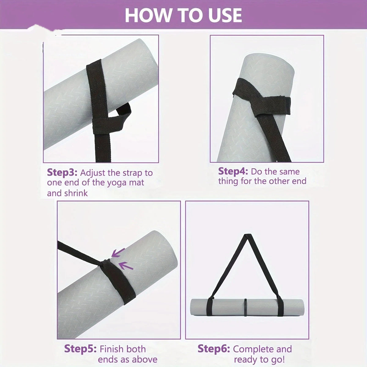 Adjustable Yoga Mat Carry Strap