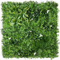 Luxury White Lily Vertical Garden Green Wall Panel 1m x 1m – SGS UV Resistant